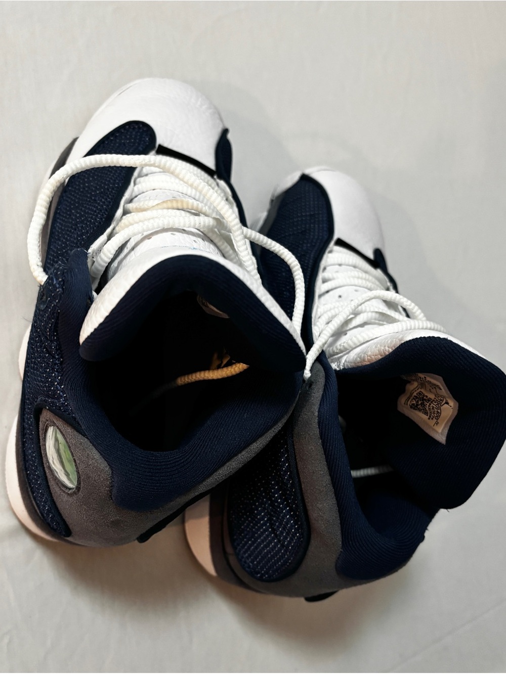 Air Jordan 13 Retro GS Obsidian White Navy 5Y Womens 6.5 Sneakers